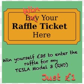 Tesla Model 3 Competition 28030 "  Src="https - Hello Clip Art, HD Png Download - raffle ticket png